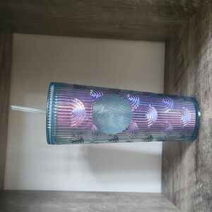 Starbucks blue scales tumbler NWT